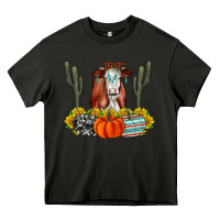 Asphalt Fall Cow Heavy Core Tee - CowhideDigitalArt