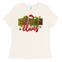 Bone Christmas granna claus Ladies Tee - FaDigitalArtStudio