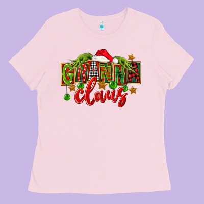 Christmas Granna Claus Ladies Tee Designed By Fadigitalartstudio