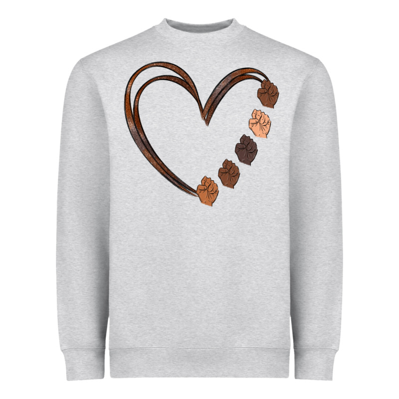 Black History Melanin Heavyweight Sweatshirt by MaliasSmallBusiness | Teevron