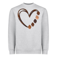 Heather Grey black history melanin Heavyweight Sweatshirt - MaliasSmallBusiness