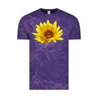 Cloud Purple Maximillian Perennial Sunflower Vintage Tee - LillyAllenDesigns