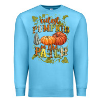 Ocean Blue Cutest pumpkin in the patch Premium Sweatshirt - NancyCooperArtShop