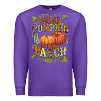 Purple Cutest pumpkin in the patch Premium Sweatshirt - NancyCooperArtShop