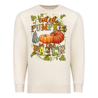 Sandshell Cutest pumpkin in the patch Premium Sweatshirt - NancyCooperArtShop