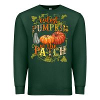 Sports Green Cutest pumpkin in the patch Premium Sweatshirt - NancyCooperArtShop