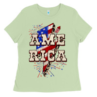Matcha America 4th of July Ladies Tee - CowGirlArtShop