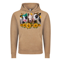 Sunflower Heifers Vintage Hoodie | Teevron