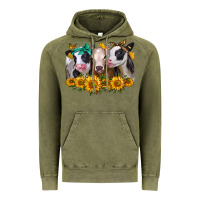 Vintage Olive sunflower heifers Vintage Hoodie - Jasminsmagicworld