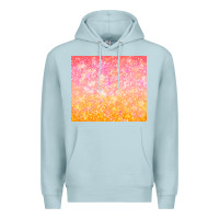 Blue Mist orange pink ombre glitter Premium Hoodie - TumblerDesignByShophia