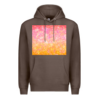 Coffee orange pink ombre glitter Premium Hoodie - TumblerDesignByShophia