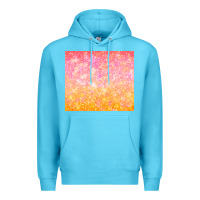 Ocean Blue orange pink ombre glitter Premium Hoodie - TumblerDesignByShophia