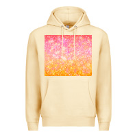 Pina Colada orange pink ombre glitter Premium Hoodie - TumblerDesignByShophia