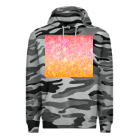 Slate Camo orange pink ombre glitter Premium Hoodie - TumblerDesignByShophia