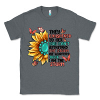 Charcoal Heather they whispered to her you can't withstand the stor Classic Tee - MaliasSmallBusiness