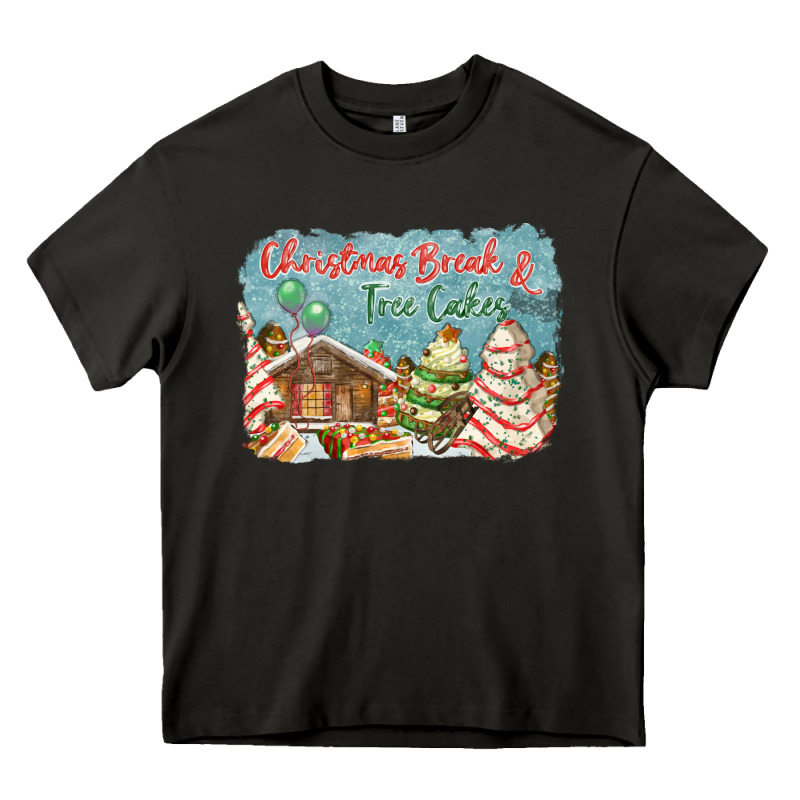 Christmas Break And Tree Cakes Heavy Core Tee by FaDigitalArtStudio | Teevron