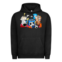 Pigment Black Soccer Coffee Cups Urban Hoodie - FaDigitalArtStudio