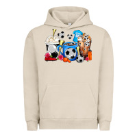 Pigment French Oak Soccer Coffee Cups Urban Hoodie - FaDigitalArtStudio
