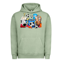 Pigment Oil Green Soccer Coffee Cups Urban Hoodie - FaDigitalArtStudio