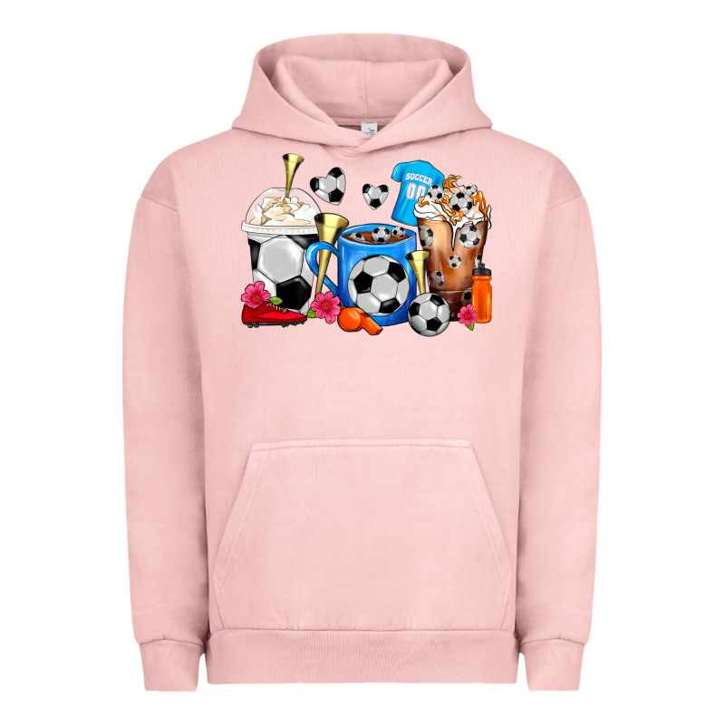 Soccer Coffee Cups Urban Hoodie by FaDigitalArtStudio | Teevron