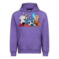Tulip Soccer Coffee Cups Urban Hoodie - FaDigitalArtStudio