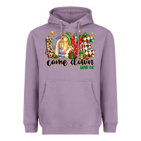 Lavender love came down luke 2 11 Heavyweight Hoodie - texasbilliewilder