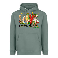 Sage love came down luke 2 11 Heavyweight Hoodie - texasbilliewilder