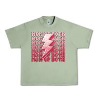 Oil Green mom of both girls Urban Heavy Tee - MaliasSmallBusiness