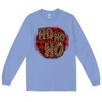 Colony Blue ho ho ho wood slice ornament Long Sleeve Tee - JahusDesignShop