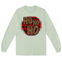 Matcha ho ho ho wood slice ornament Long Sleeve Tee - JahusDesignShop