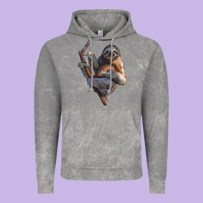 Sloth Vintage Hoodie Designed By Lillyallendesigns