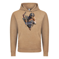 Vintage Coffee Sloth Vintage Hoodie - LillyAllenDesigns