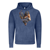 Vintage Denim Sloth Vintage Hoodie - LillyAllenDesigns