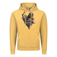Vintage Mustard Sloth Vintage Hoodie - LillyAllenDesigns