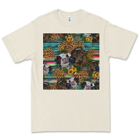 Bone western two cute heifers seamless pattern Premium Tee - HRA Design Shop