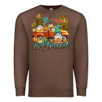 Chestnut Fall Thankful and blessed Premium Sweatshirt - NancyCooperArtShop