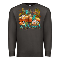 Smoke Fall Thankful and blessed Premium Sweatshirt - NancyCooperArtShop