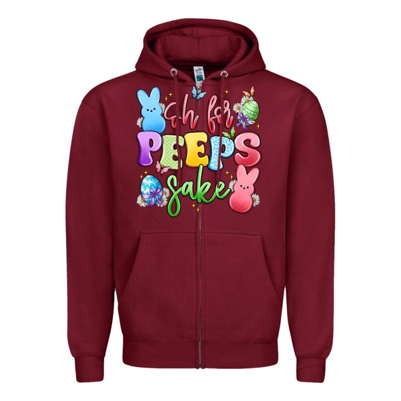 Oh For Peeps Sake Zipper Hoodie by Artiststas | Teevron