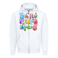 White oh for peeps sake Zipper Hoodie - Artiststas