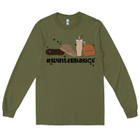 Army Green winter basics stanley Long Sleeve Tee - MaliasSmallBusiness