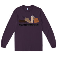 Plum winter basics stanley Long Sleeve Tee - MaliasSmallBusiness