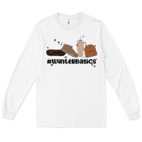 White winter basics stanley Long Sleeve Tee - MaliasSmallBusiness