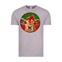 Vintage Zinc Christmas Cow Vintage Tee - Jasminsmagicworld