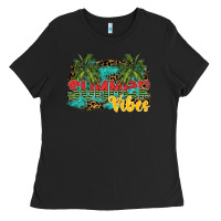 Black summer vibes Ladies Tee - SublimationCraftShop