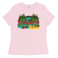 Bubblegum Pink summer vibes Ladies Tee - SublimationCraftShop