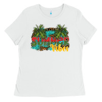 White summer vibes Ladies Tee - SublimationCraftShop