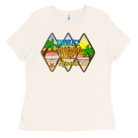 Bone sunrise sunburn sunset repeat Ladies Tee - JahusDesignShop