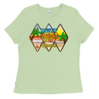 Matcha sunrise sunburn sunset repeat Ladies Tee - JahusDesignShop