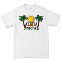 White aloha beaches Premium Tee - CowhideDigitalArt