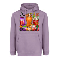 Lavender hallothanksmas coffee cups Heavyweight Hoodie - texasbilliewilder